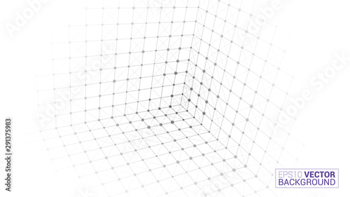 Cube icon Bright Creative Background