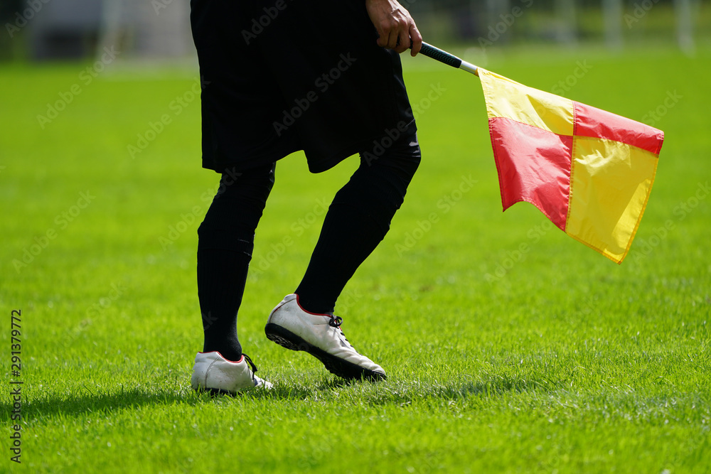 Obraz premium サッカーの審判