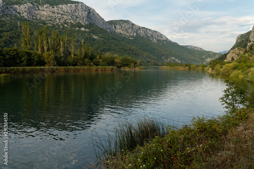 The Cetina River near Omis, Croatia