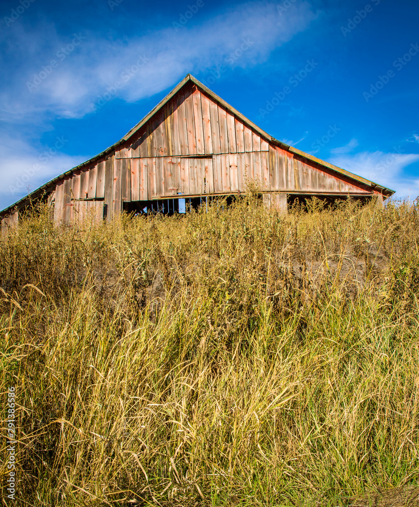 Abandon wooden barn in palouse Abandon wooden barn in palouse