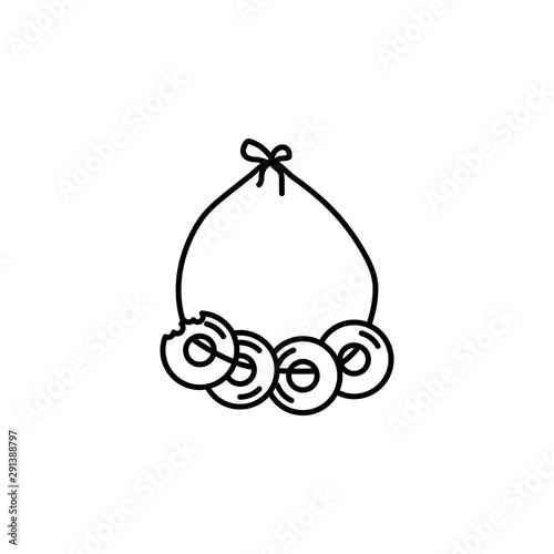 Russia, sushki icon. Element of Russia thin line icon