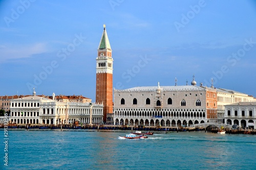 St Marks Square as seen from the Venetian Lagoon
