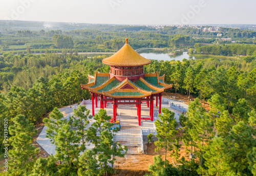 The architectural scenery of Confucius cultural city in suixi  guangdong