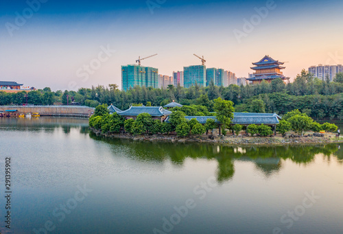 The architectural scenery of Confucius cultural city in suixi, guangdong photo