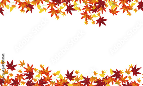 紅葉の枠飾り02