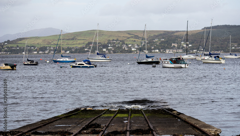 Obraz premium boats in the harbour