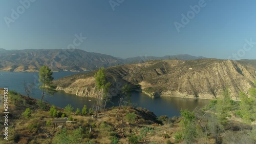 Castaic Lake Park- Man-Made Lake Cliffside View photo