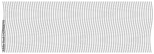 Abstract wavy, waving (zigzag) lines element.Vertical lines, stripes with billowy, undulate distortion effect.Curvy, squiggle parallel stripes.Oscillation, pulse warp effect (Wide, rectangle format)
