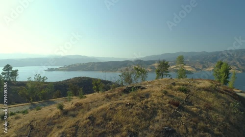 Castaic Lake Park- Man-Made Lake Cliffside View photo