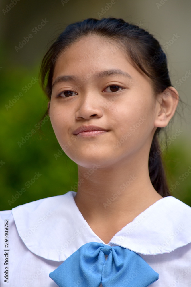 A Youthful Minority Female Youngster Portrait A Youthful Minority Female Youngster Portrait