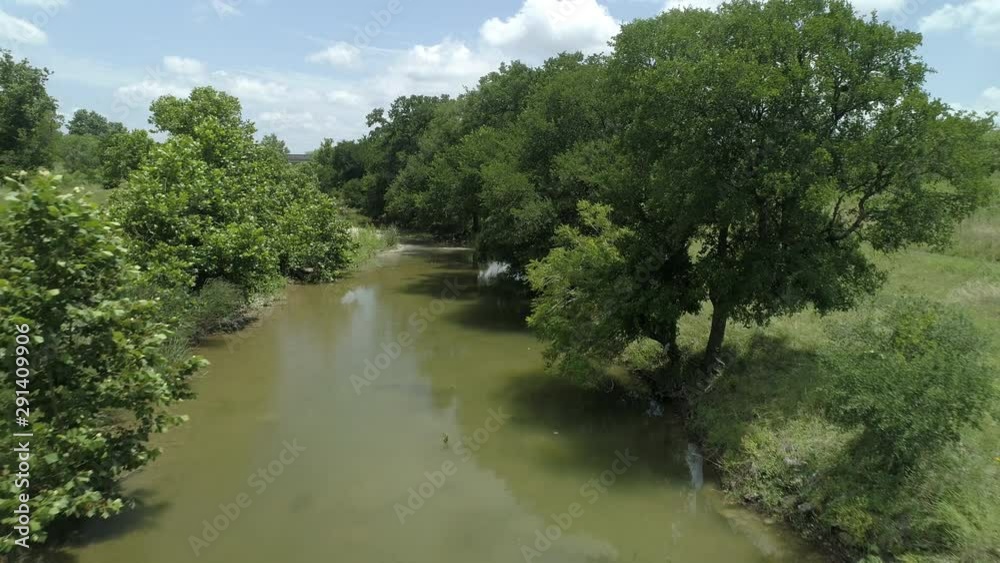 Texas Hill Country- Suburban Rural Community Creek Texas Hill Country- Suburban Rural Community Creek