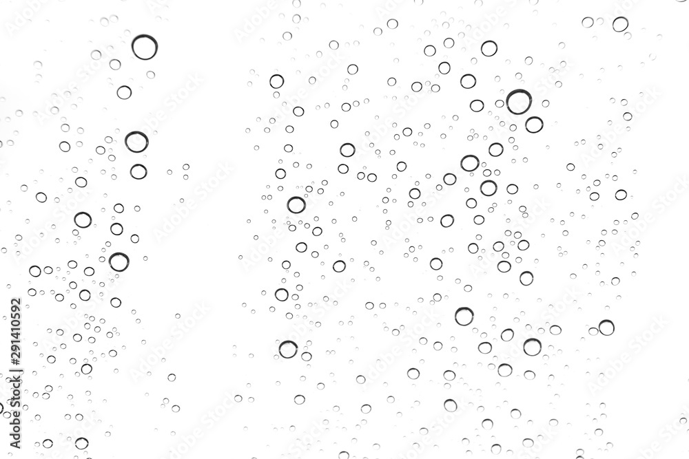 Rain drops on window glasses surface Natural Pattern of raindrops. Natural pattern of raindrops on white background for your design. Rain drops on window glasses surface Natural Pattern of raindrops. Natural pattern of raindrops on white background for your design.
