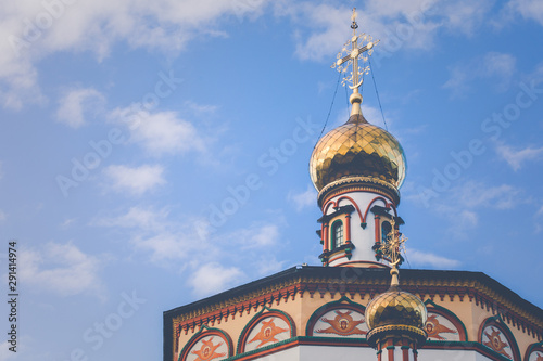 The Cathedral of the Epiphany of the Lord. Orthodox Church, Catholic Church. Irkutsk, Siberia, Russia.