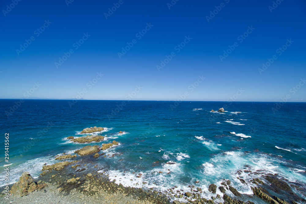 下北半島　尻屋崎　海岸　半島　海　空　青森