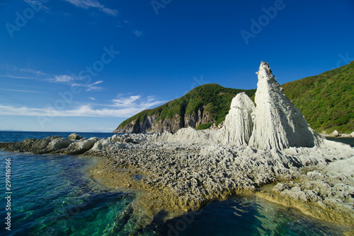 下北半島　海岸　岸壁　海　仏ヶ浦 photo