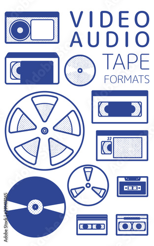 Video Audio Tape Formats