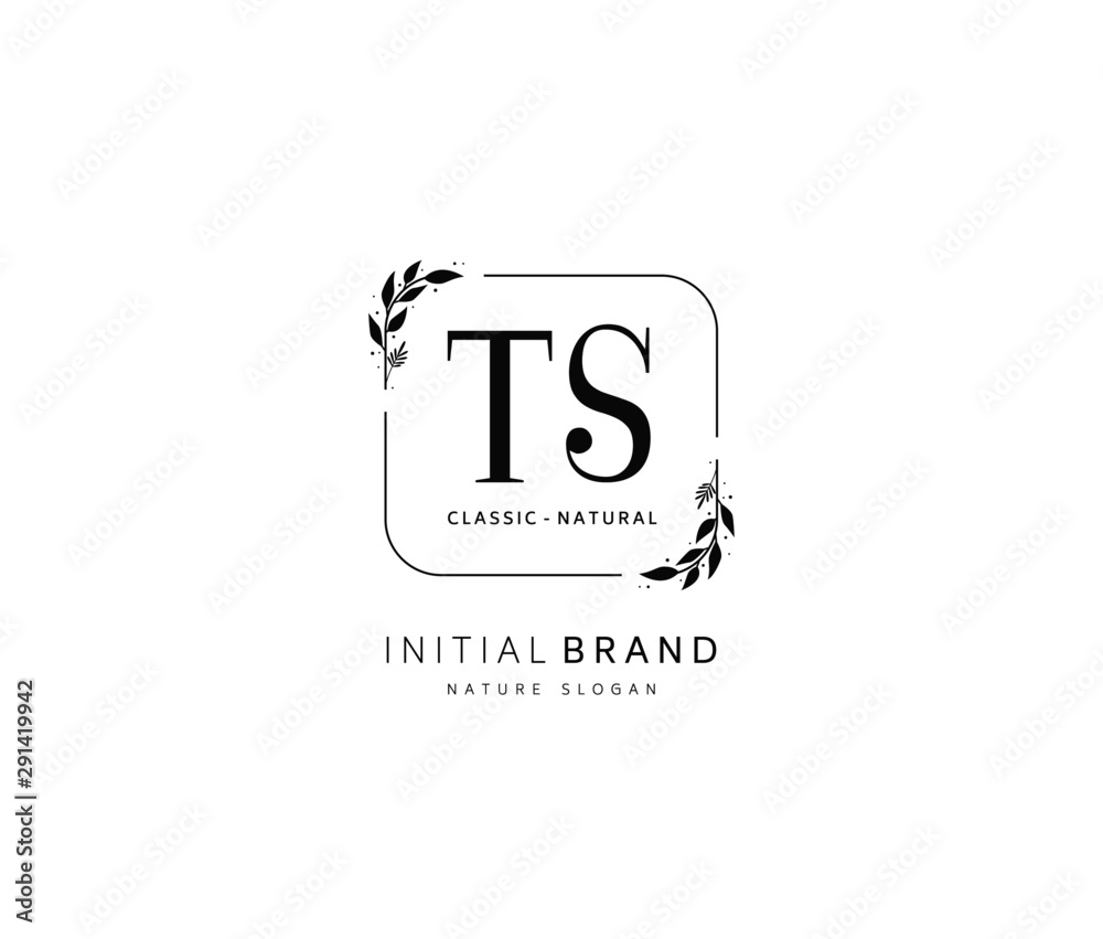 T S TS Beauty vector initial logo, handwriting logo of initial signature, wedding, fashion, jewerly, boutique, floral and botanical with creative template for any company or business. T S TS Beauty vector initial logo, handwriting logo of initial signature, wedding, fashion, jewerly, boutique, floral and botanical with creative template for any company or business.