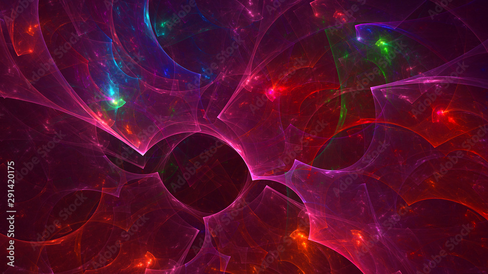 3D rendering abstract fractal technology wallpaper 3D rendering abstract fractal technology wallpaper