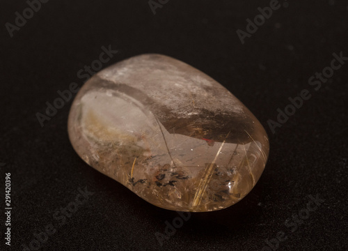 smoky quartz in studio photo