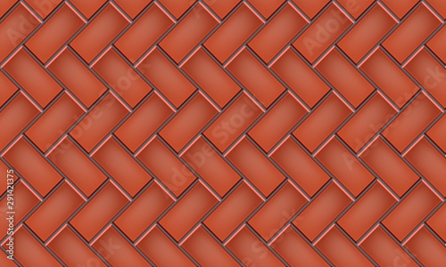 Seamless pattern of cobblestone pavement