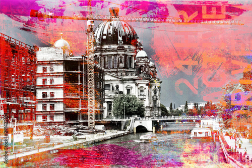 Berlin Cathedral Berliner Dom Illustration