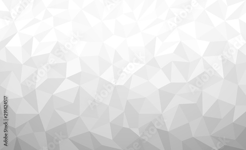 White Polygonal background, Vector illustration, Business Design Templates.