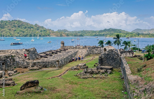 Fortification in the bay of Portobelo