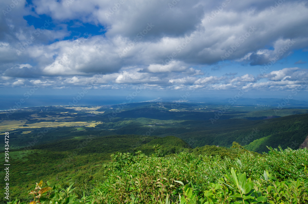 Naklejka premium 秋田 寒風山 男鹿半島