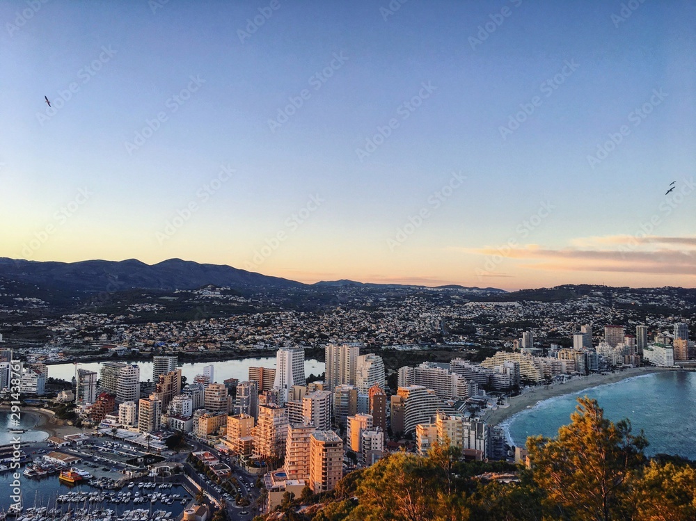 Obraz premium view of the spanish city