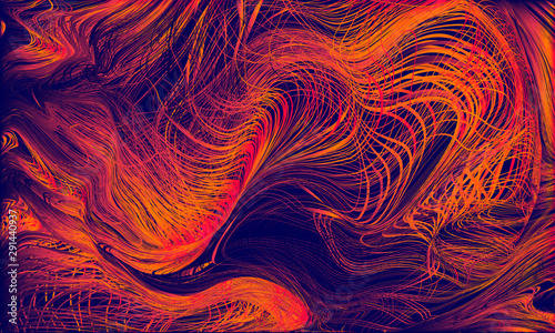 Tangled lines vector background