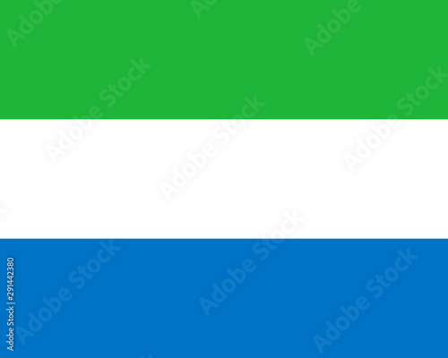 Fahne von Sierra Leone