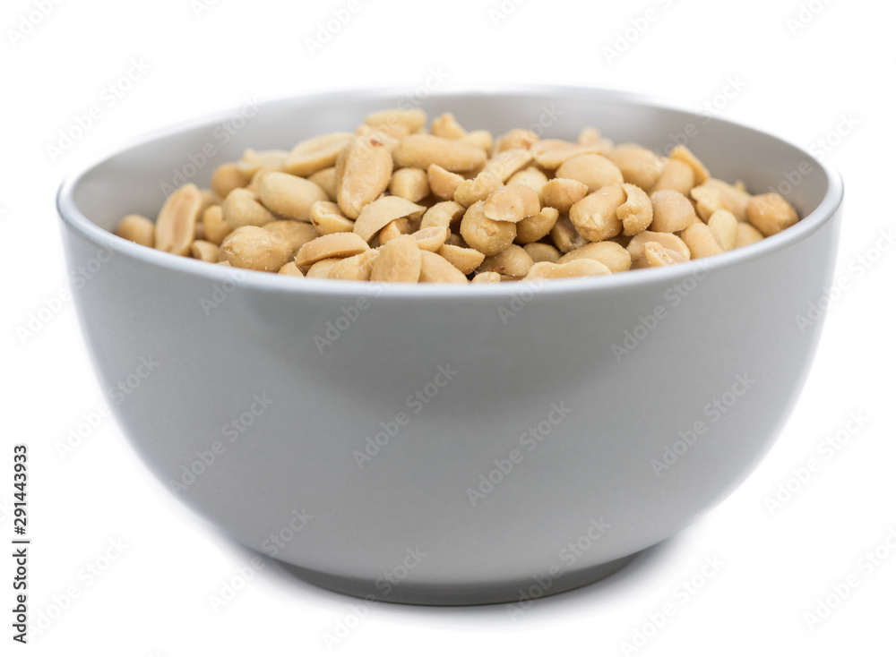 Roasted Peanuts isolated on white Roasted Peanuts isolated on white