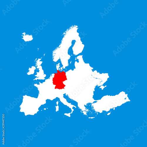 map of Germany