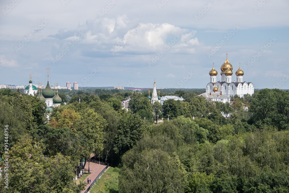 Yaroslavl. View from the belfry of the monastery
