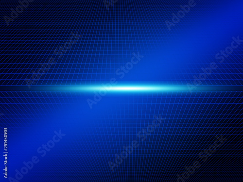 Blue technology Background with grid line