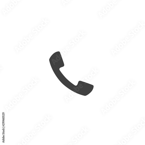 Call icon in black color on a white background