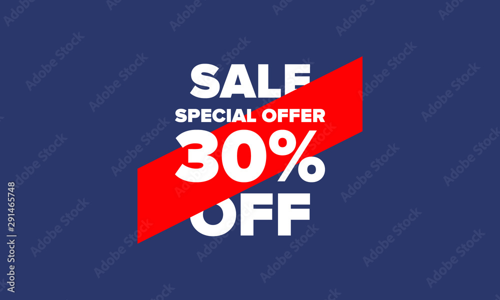 Sale banner. Holiday special offer, discount badge. Super season deal. Mega sale. Fashion shop creative advertisement. Shopping template. Poster for promotion. Flat style background