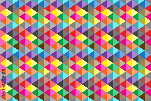 Colorful triangular abstract background  colored triangles  pixel mosaic  vector illustration