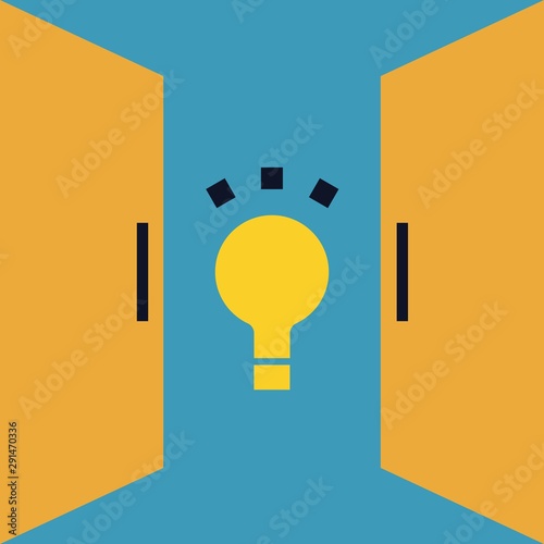 hand holding light bulb business, creative energy