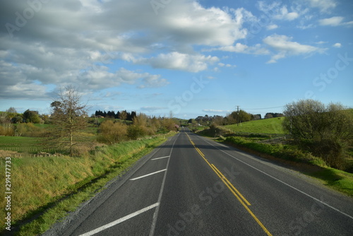 Highway in North Island  New Zealand