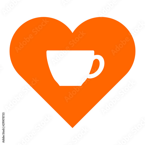 Tasse und Herz