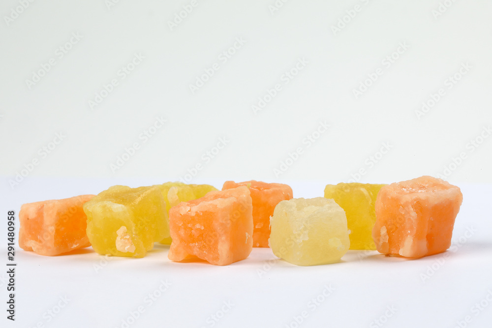 Turkish Delight sweet desert colorful verity Turkish Delight sweet desert colorful verity