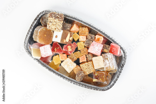 Turkish Delight sweet desert colorful verity photo