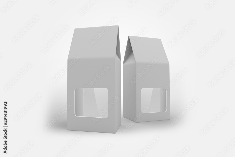 3d illustrator Cardboard Rectangle Take Away Boxes Packaging For Sandwich, Food, Gift, Other Products with Plastic Window Mock up 3d illustrator Cardboard Rectangle Take Away Boxes Packaging For Sandwich, Food, Gift, Other Products with Plastic Window Mock up