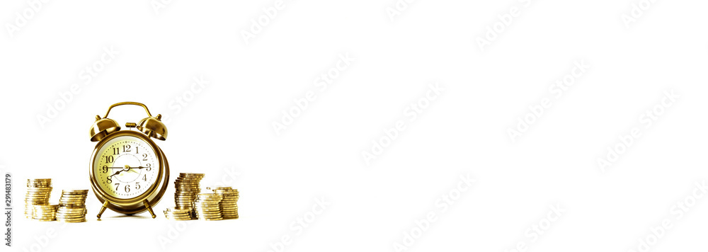 Coins stacked on each other in different positions. Saving money and finance business concept. Business finance and save money for prepare in the future. Time is money concept. Coins stacked on each other in different positions. Saving money and finance business concept. Business finance and save money for prepare in the future. Time is money concept.