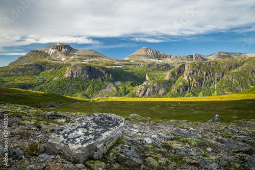Viromdalen vmountain valley in Trollheimen mountains  Norway.