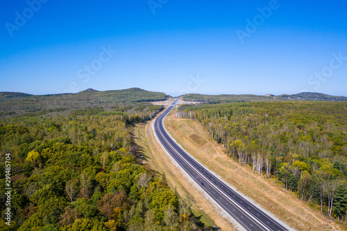 The road to a detour of the city of Khabarovsk. 2019 year.