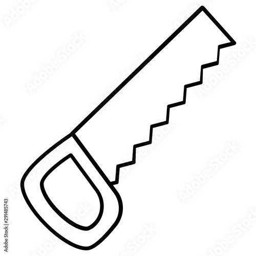 saw, Architecture, blade, construction, equipment, tool, wood work vector icon