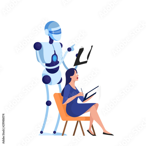 Robot and human psychologist