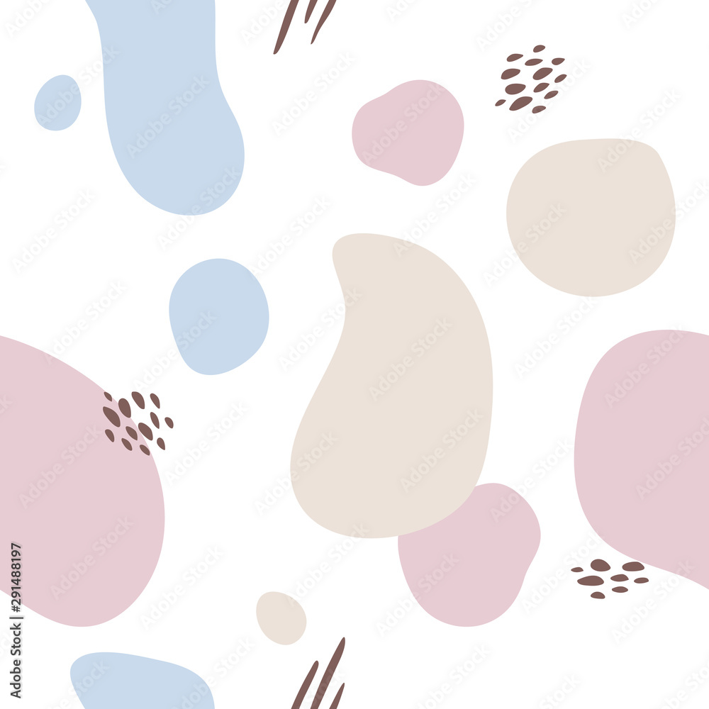 Creative abstract seamless pattern trendy background for advertising, textile, wallpaper, social media, web design, etc.